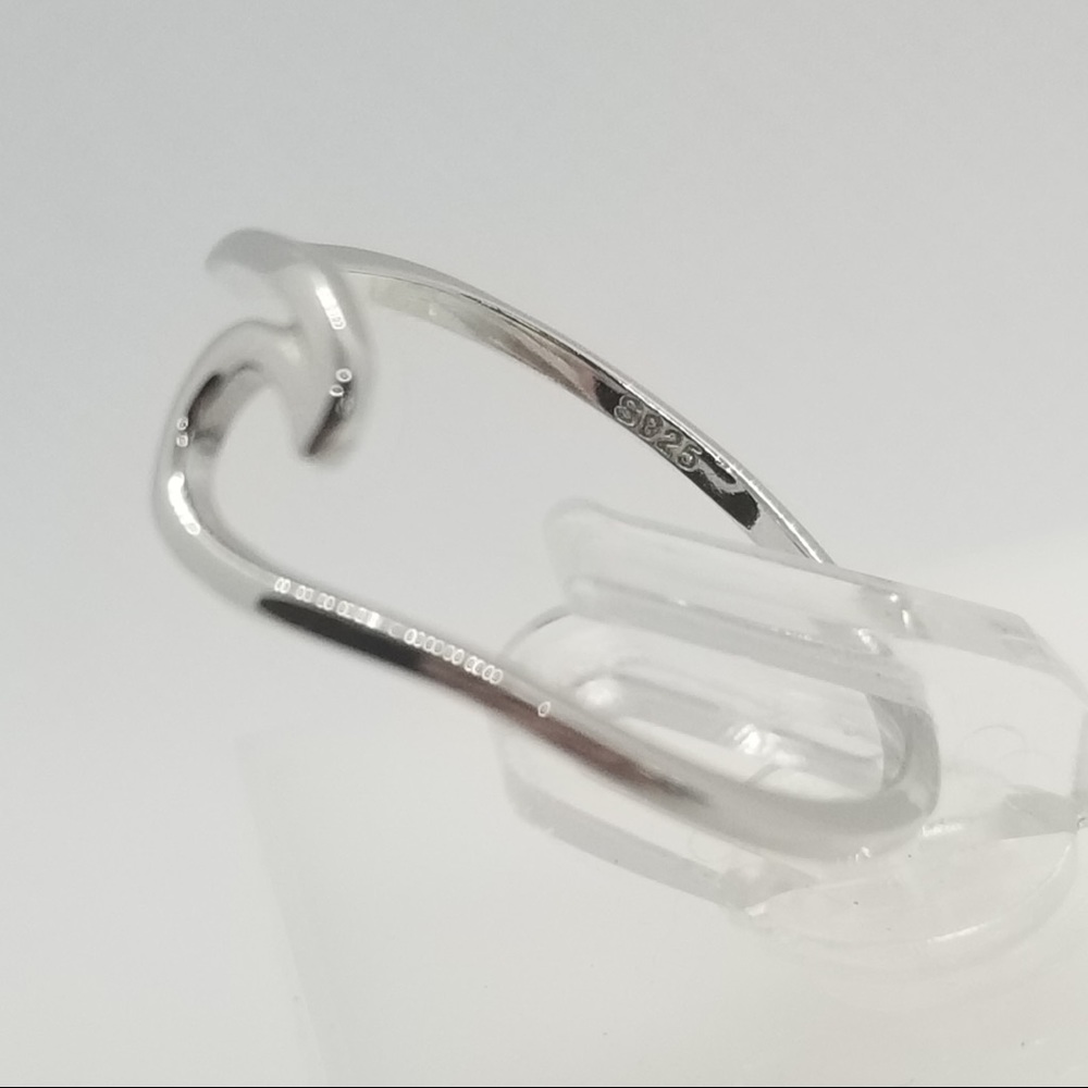 Sterling Silver Ocean Wave Ring - Picture 5 of 5